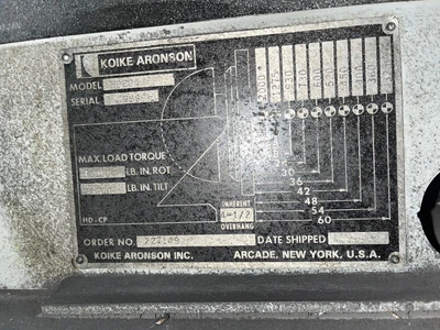 KOIKE-ARONSON HD20A Welding Positioners | Mohawk Machinery (5)
