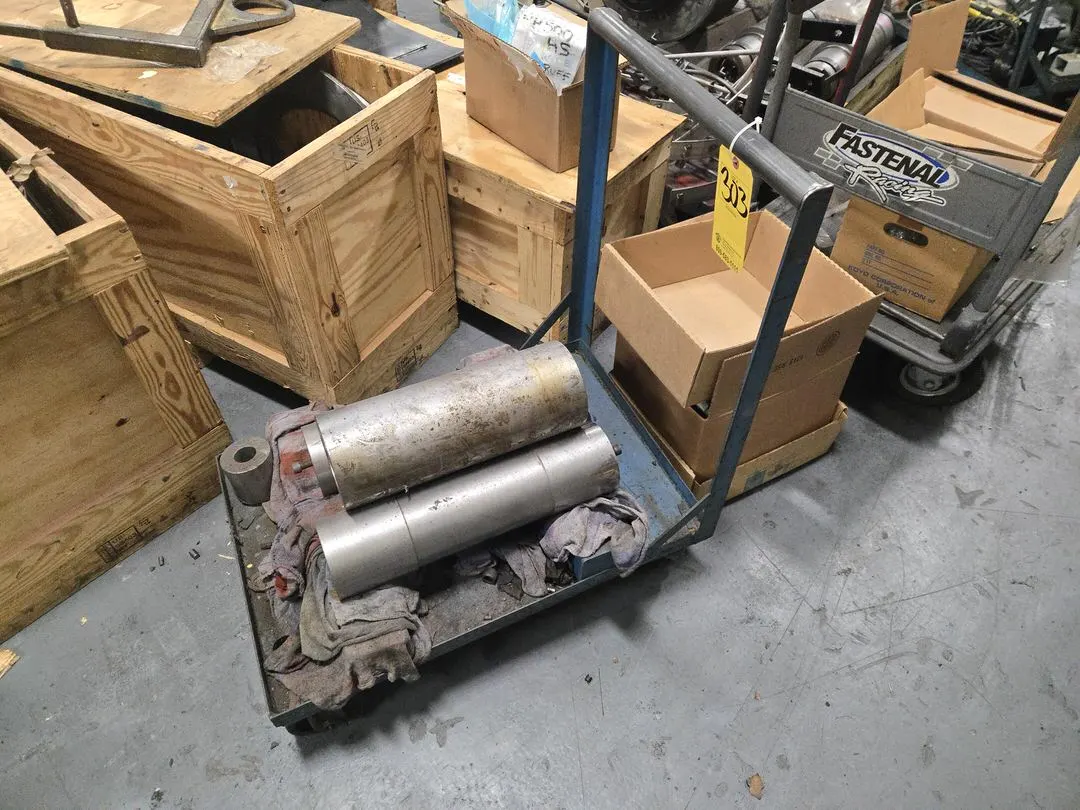 OBG Master Spindles on Cart