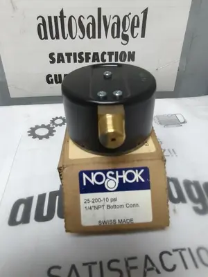 New | in-Stock NOSHOK 25-200-10 Universal Pressure Meters Ohio US | Surplus Asset Holdings #1239698