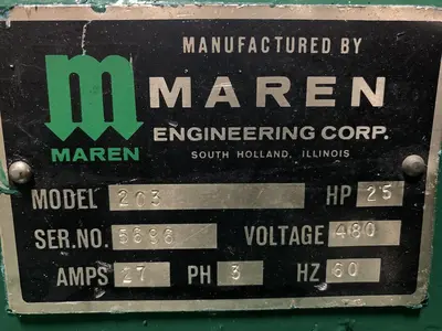 Used MAREN 203 Balers Pennsylvania US | Global Equipment International, LLC #1286152