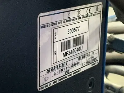 Used MILLER INVISION 450 MPA Welding Machinery (Other) Ohio US | HGR 24 #1411960