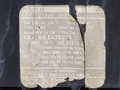 USED ITE E43B070