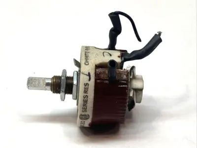 USED OHMITE WIREWOUND RHEOSTAT 10 OHM 25W PANEL MOUNT 500V