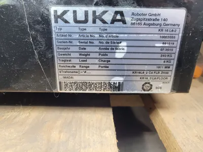 USED 2015 KUKA KR16 L6-2 + KR C4 NA