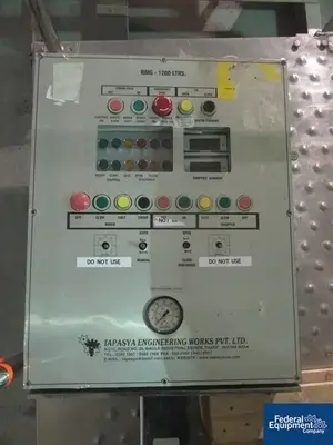 USED Tapasys Engineering Works 1200 Liter Tapasys High Shear Mixer, Model RMG-1200