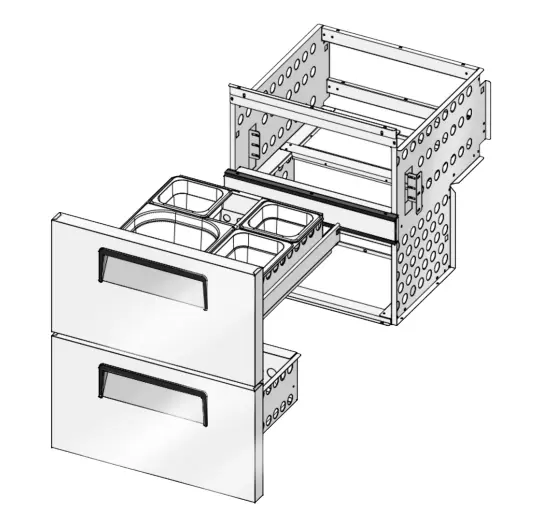 New | in-Stock Atosa New Atosa MSF8310227A21 Drawer Cartridge for Prep Tables MSF8304GR/8308GR & MGF8404GR(Middle Door) Food, Restaurant, & Bakery Parts & Accessories Illinois US | Falcon Restaurant Supply #1375394