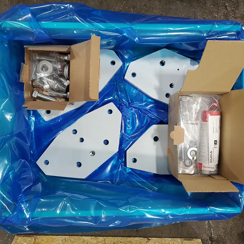 KUKA QUANTEC Series Robot – Mounting Base Plate Pads – Kit