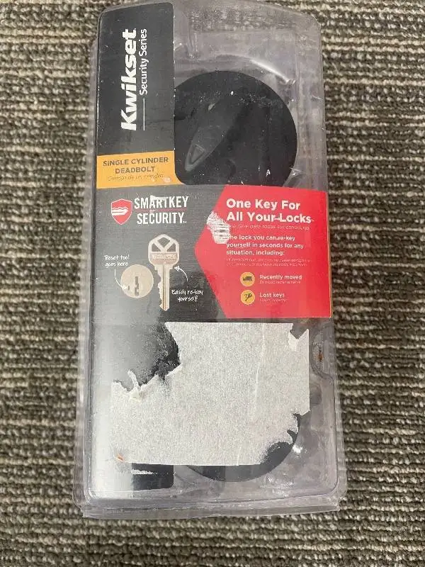 Kwikset Security Series Single Cylinder Deadbolt - SmartKey Security