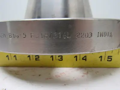 WNRF 2203 Stainless Steel Weld Neck Raised Face Flange 3-1/2" S40S 316/316L