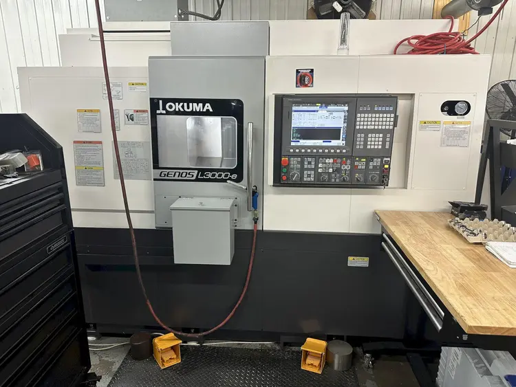 Used 2024 OKUMA GENOS L3000MYW CNC Lathes Michigan US | Tramar Industries #419484