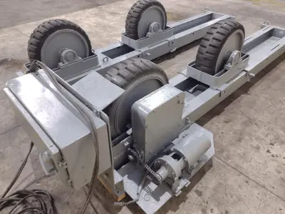 15 TON TURNCO POWERED TANK TURNING ROLLS: STOCK #11252