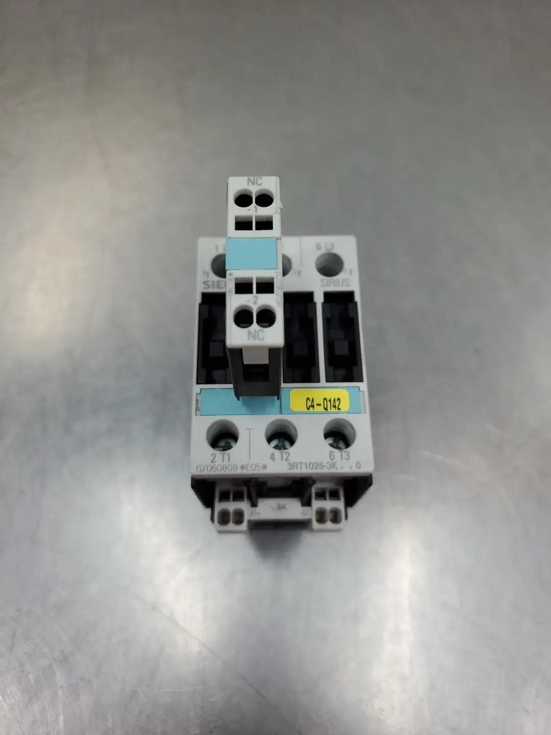 Siemens 3RT10253K..0 SIRIUS Contactor w/3RH19212CA01 Module. 4D48