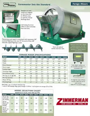 New | in-Stock 2026 FARMMASTER FB317 Feed Mixers Pennsylvania US | Zimmerman Farm Service #1410542