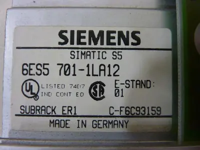 USED SIEMENS 6ES5 701-1LA12