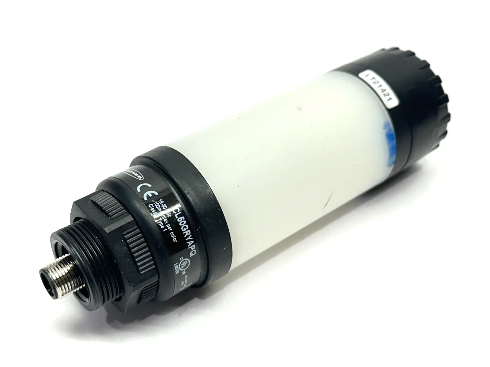Used Banner Engineering Core Series 50mm 3-Color Column Light M12 5-Pin 10474 Light Source Equipment Michigan US | Maverick Industrial Sales #1395730