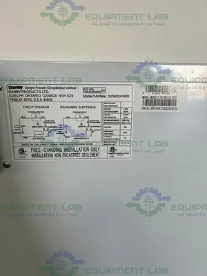 USED DANBY PRODUCTS DUFM032A1WDB UPRIGHT FREEZER 3.2 CU. FT., 115V
