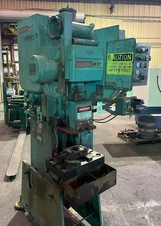 Used 1983 NIAGARA NIAGARA M22 20T O.B.I. Presses | Universal Metalworking Equipment #1282209