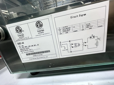 72-0169 Cook Rite CHDC-44 Countertop Full Service Heated Display Case