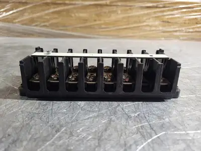 75 Amp Panel Mounted Terminal Block 2 Row 8 Position