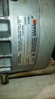 US Motors 5HP; 1185RPM; 460V; Frame: 254U C12 99016415 001 F