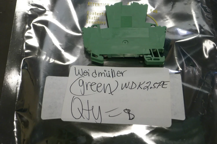 New | in-Stock Weidmuller WDK2.5PE Miscellaneous Equipment (Electrical & Power) Arizona US | ASSET CONVERSION SPECIALISTS, INC. #307576