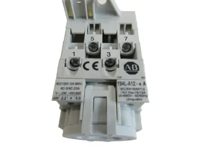 ALLEN BRADLEY 194L-A12-1754 SWITCH SERIES A 194LA121754 NEW, SURPLUS