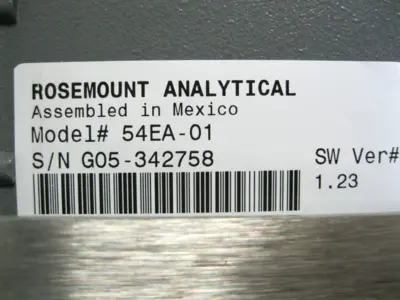 USED Rosemount 54EA-01
