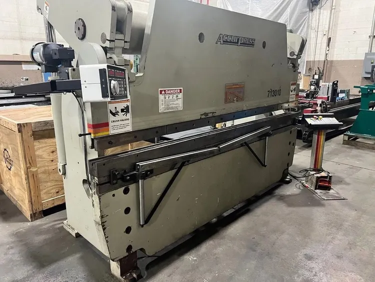 Used 2000 ACCURPRESS 713010 Press Brakes Illinois US | Asset Exchange Corporation #922237