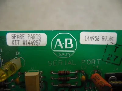 Allen Bradley 144957 / 144956 Remote I/O Interface Base Unit Board Rev. 01 Used