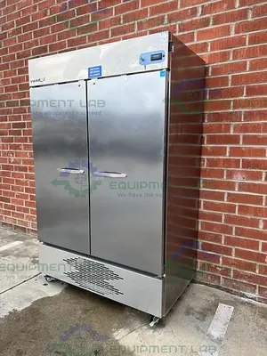 USED VWR GTVWG49FSSA STAINLESS STEEL DOUBLE DOOR FREEZER - 25°C 49 CU, FT.