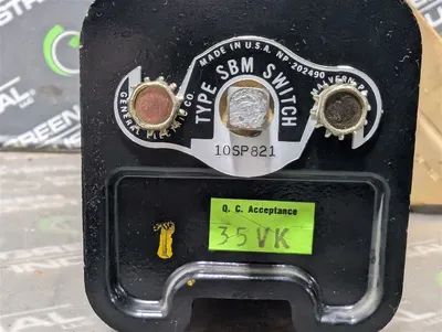 General Electric 10SP821 Type SBM Rotary Switch Used