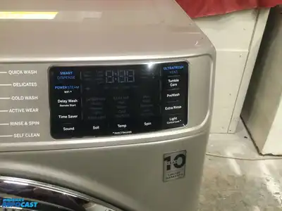 USED GE FRONT LOAD  POWER STEAM WASHER ENERGY STAR HIGH EFFICIENCY