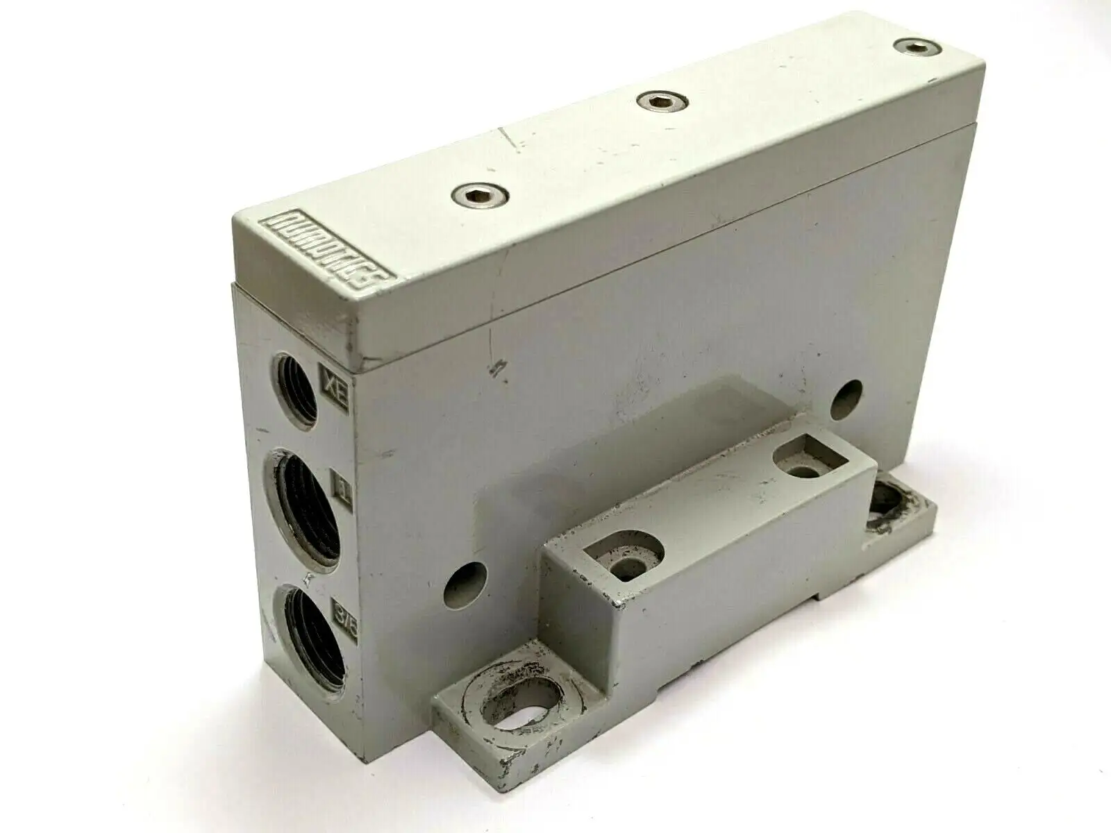 Used NUMATICS MANIFOLD END PLATE Parts (Hydraulics and Pneumatics) | Maverick Industrial Sales #1107203