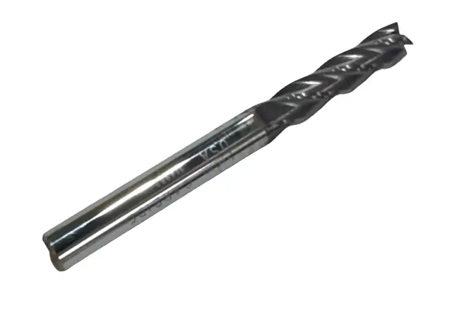 RapidKut 5mm Carbide End Mill 4 Flute TiCN Coated USA Made