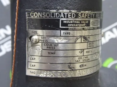 Dresser 1975C-3 Consolidated Safety Relief Valve Size 1 New