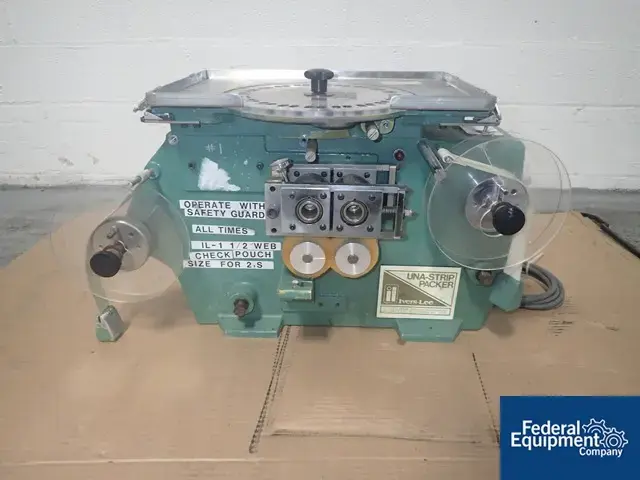 Used Una-Strip Una-Strip Tablet Filler, Model SA Vertical Form Fill Sealing Machines (VFFS) Ohio US | Federal Equipment Company #128407