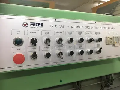 USED 1987 FEZER JAT 21MF CROSS FEED VENEER SPLICER