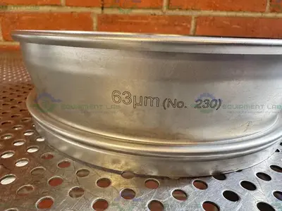 Used RETSCH SIEVE FRAME AND SCREEN, 8" DIAMETER X 2" DEEP, 63UM MESH SIZE Sieves & Sieve Shakers California US | Equipment Lab #1461707