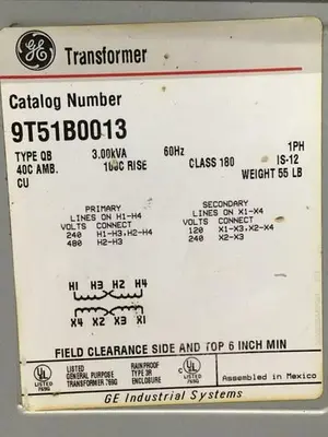 USED GENERAL ELECTRIC 9T51B0013