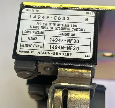 New | in-Stock ALLEN-BRADLEY 1494F-C633 Miscellaneous Equipment (Electrical & Power) Ohio US | Surplus Asset Holdings #1209261