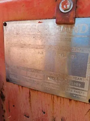 USED 1989 INGERSOLL RAND HOS-2