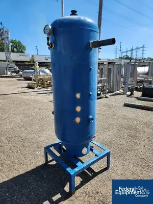USED roy b hanson 120 Gal Roy B. Hanson Compressed Air Tank, C/S