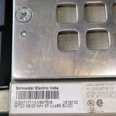 USED SQUARE D MTZ2-20H3