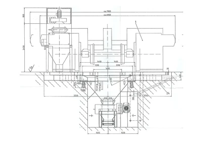 USED HEGENSCHEIDT MFD 165 PORTAL WHEELSET LATHE
