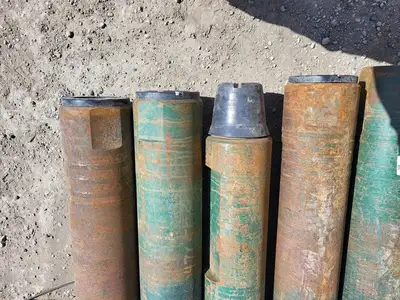 Steel Drill Pipe D75K 35.5 feet long 7 5/8'' OD 1'' wall