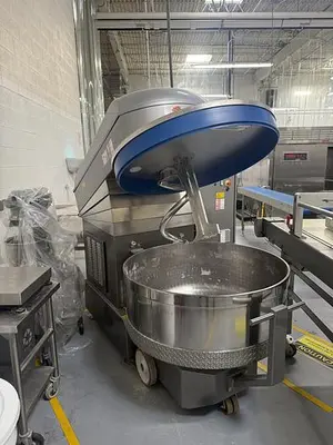 USED 2023 LOGIUDICE/WELL BAKE LOGIUDICE ESI 300 D BOWL MIXER /LOGIUDICE SPR-3002600 BOWL DUMP/PRE SHEETER MODEL ADS900