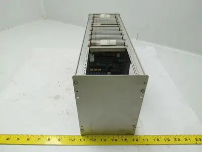 Emhart Warren MeC-022996-6 14" CPU rack w/ boards