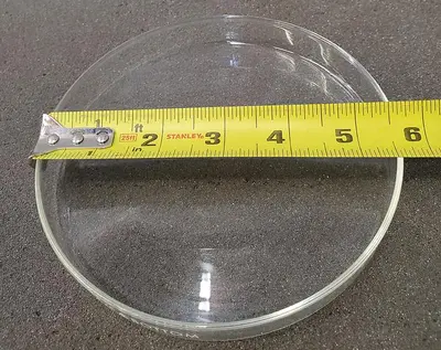 PYREX PETRI DISH BOTTOM ONLY