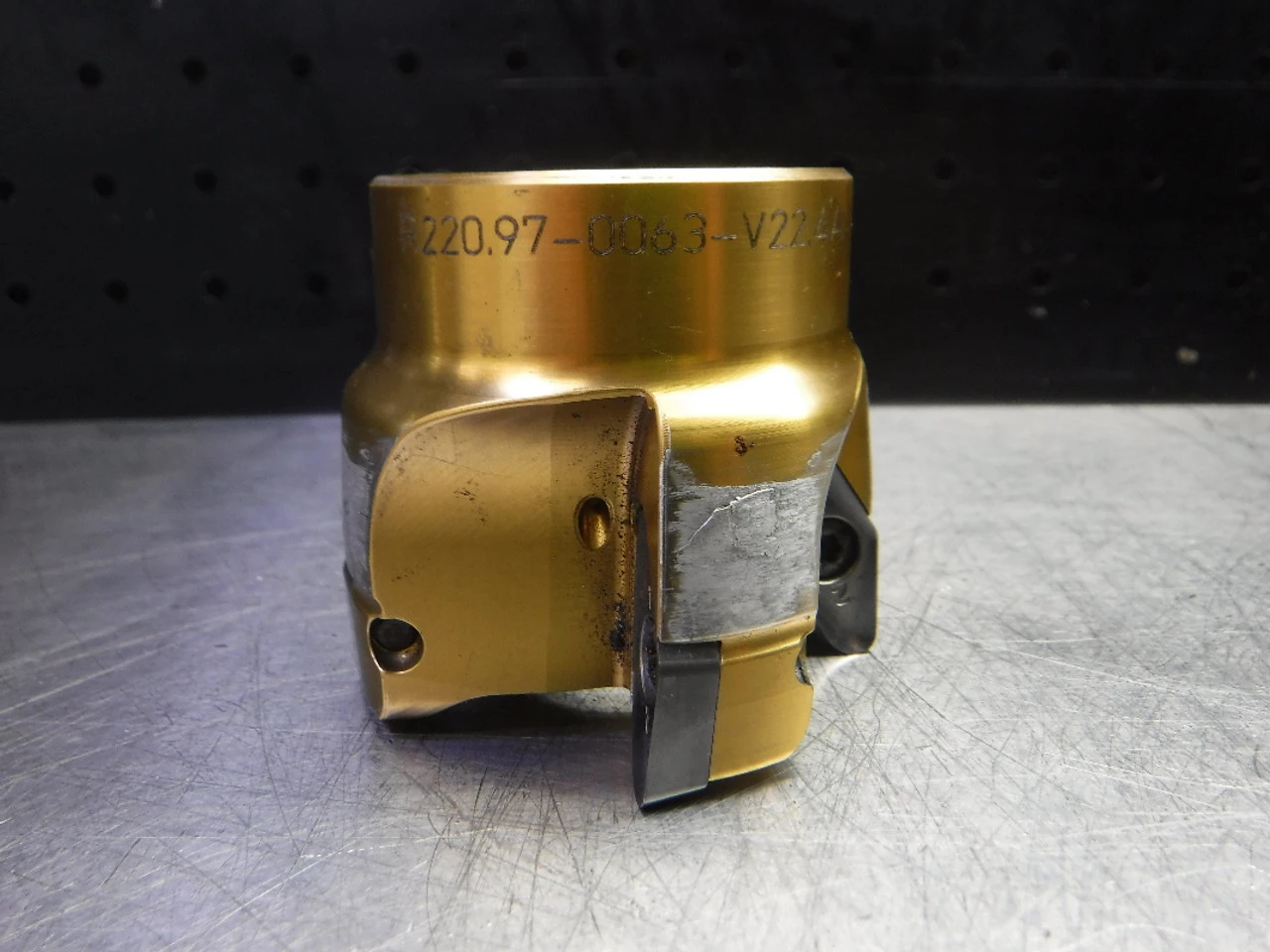 SECO 63mm Aluminum Facemill 27mm Arbor R220.97-0063-V22.4A (LOC1122A)