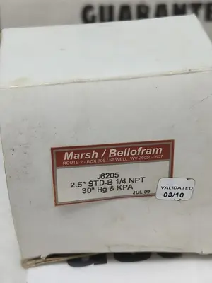 New | in-Stock MARSH BELLOFRAM J6205 Universal Pressure Meters | Surplus Asset Holdings #1219871